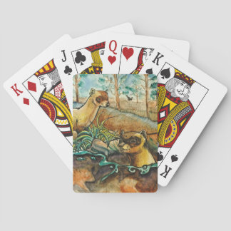 Paquet de cartes aux pieds noir de jeu de furet
