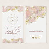 Paquet de design en marbre rose (Devant & derrière)