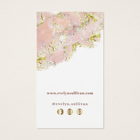 Paquet de design en marbre rose (Dos)