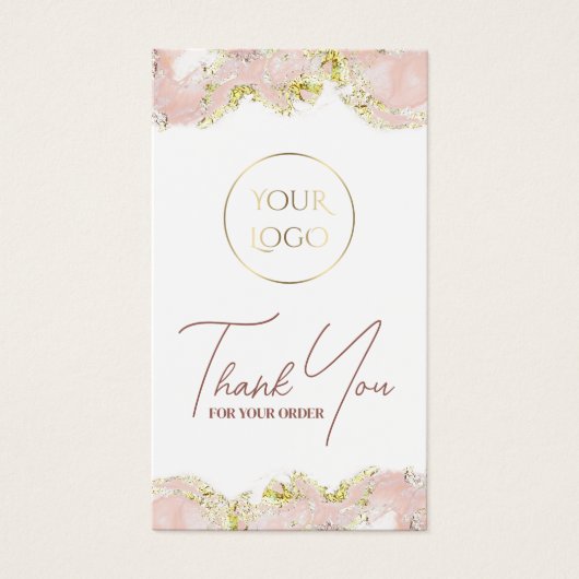 Paquet de design en marbre rose (Devant)