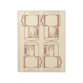 Paquet de graines corail marron Bloc-notes DIY (Tourné)