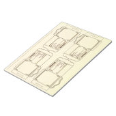 Paquet de graines crème Bloc-notes DIY (Incliné)