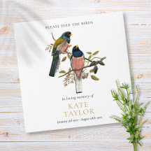 Paquet de graines pour oiseaux Mémorial funéraire