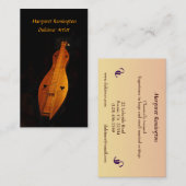 Paquet de musicien de dulcimer de cartes de visite (Devant / Derrière)