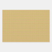 Paquet de papier jaune rose vert 18 (Devant)
