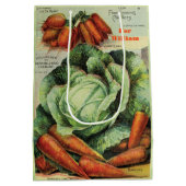 Paquet de semences vintage Anniversaire Sac cadeau (Dos)