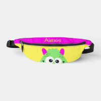 Paquet Fanny Pink Hot Pink pour enfant vert Monste