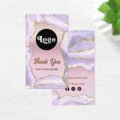 Paquet Lavender Agate Pearlescent Insérer (Bureau)