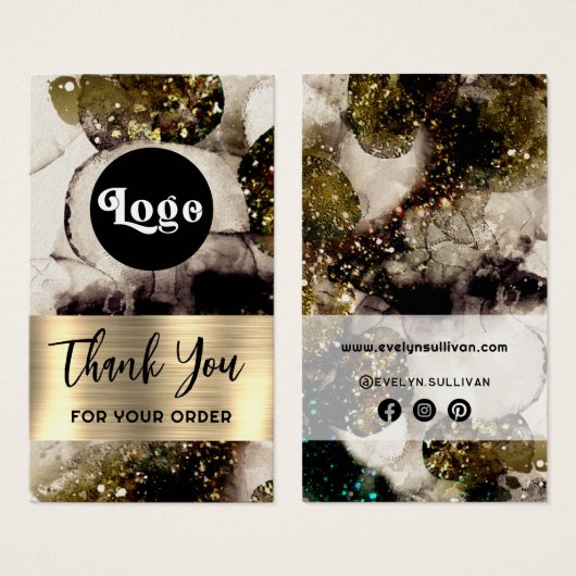 Paquet vert émeraude d'olive insérer (Devant & derrière)