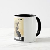 Par Air Rome Giant Coffee Mug (Devant droit)