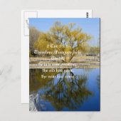 Par conséquent, si quelqu'un est en Christ, carte  (Devant / Derrière)