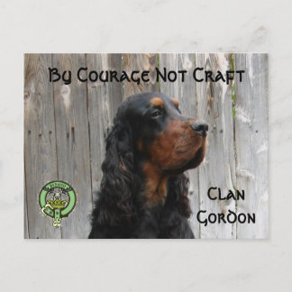 Par Courage Non Habileté, Carte Postale Gordon Set