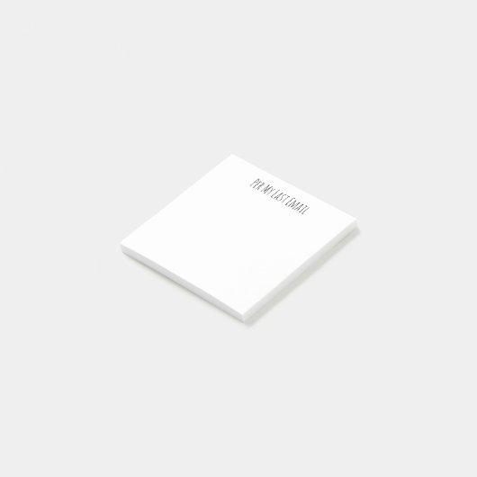 Par Dernier E-mail Post-It 3x3 (Incliné)