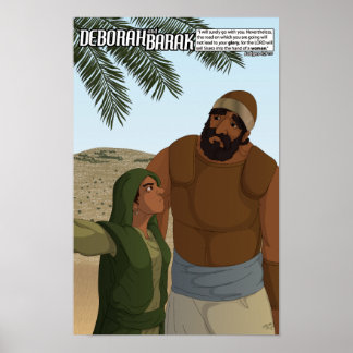 Par Faith Series - Poster Deborah & Barak 11" x 17