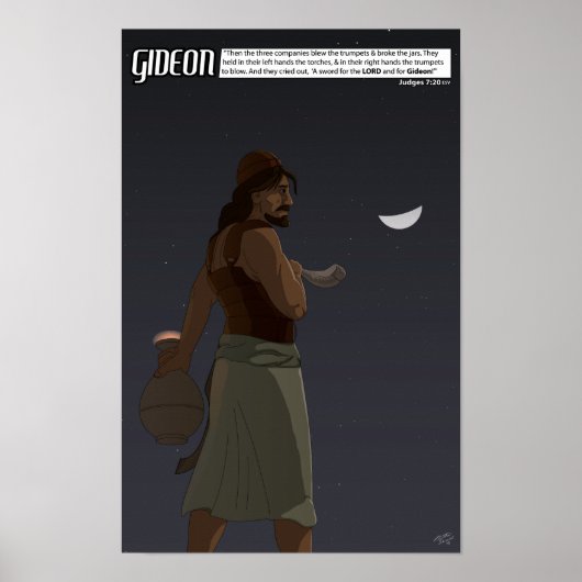Par Faith Series - Poster Gideon 11" x 17" (Devant)
