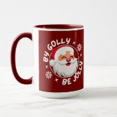 Par Golly Be Jolly Père Noël Christmas Mug (Gauche)