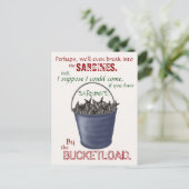 Par la carte postale de Bucketload (Debout devant)