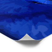 Par la lumière de la lune Poster du loup bleu (Coin)