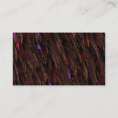 Par le carte de visite de lumière du feu (Dos)