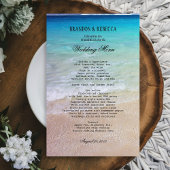 Par le menu Mariage de plage de mer