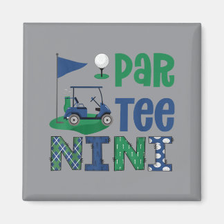 Par- Nini Golf Liefhebber Verjaardagsfeest Familie Magneet