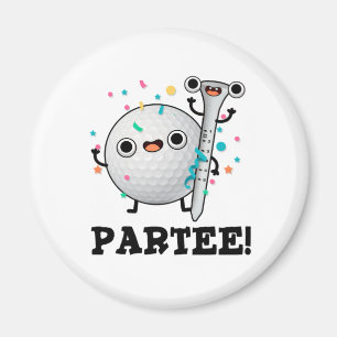 Par-T-shirt Funny Golf Pun Magneet