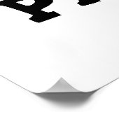 Par-T-shirt Funny Golf Pun Poster (Hoek)