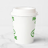 Par T-shirt Tijd Papieren Bekers (Rechts)