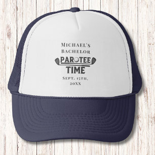 Par T-shirt Tijd Pet Bachelor Golf Weekend Marin