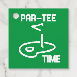 Par-T-shirt Tijd Wit Bedankjes Labels