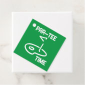 Par-T-shirt Tijd Wit Bedankjes Labels (In situ)