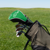 Par-T-shirt Tijd Wit Golfheadcover (Insitu)