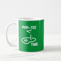 Par-T-shirt Tijd Wit Koffiemok