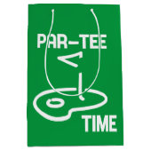 Par-T-shirt Tijd Wit Medium Cadeauzakje (Voorkant)