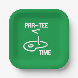 Par-T-shirt Tijd Wit Papieren Bordje
