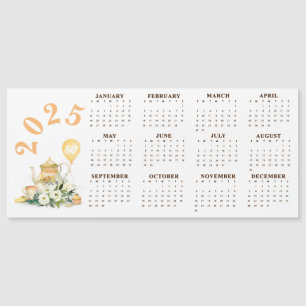 Par-Tea Gele Bloemen 2025 Kalender