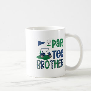 Par-tee Broer Golf Liefhebber Verjaardagsfeest Fam Koffiemok