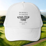 Par Tee Casquette | Bachelor Golf Week-end<br><div class="desc">Par Tee Casquette | Bachelor Golf Weekend Les Casquettes personnalisés sont les gardiens parfaits pour vos amis de se souvenir de votre journée spéciale. Bravo à une fête de célibataire amusante et mémorable ! Ajoutez votre libellé personnalisé à cette conception à l'aide des cases "Modifier ce modèle de conception" situées...</div>