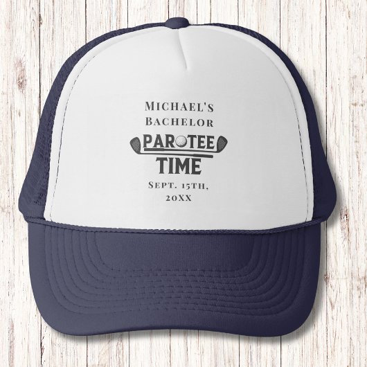 Par Tee Casquette | Bachelor Golf Weekend Navy