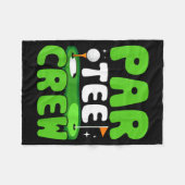 Par Tee Crew Golfing Fun Spirit  Fleece Deken (Voorkant (Horizontaal))