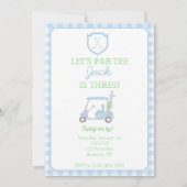 Par-Tee Golf 3e anniversaire Invitation (Devant)