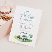 Par-tee Golf Thème Baby shower Invitation