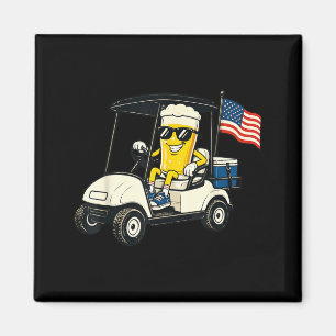 Par Tee In The Usa Grappige Patriotische Bier Golf Magneet