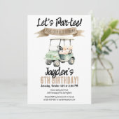 Par-tee ! Invitation d'anniversaire de golf (Debout devant)