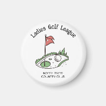 Par-Tee Perfection - Dames Golf League Magnet
