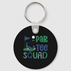 Par-tee Squad Golf Liefhebber Verjaardagsfeest Fam Sleutelhanger