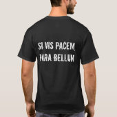 Para Bellum - Mannen donker T-shirt (Achterkant)