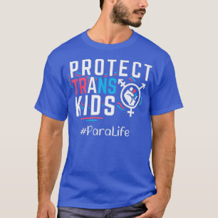 Para beschermt Trans-Kinder transgender LGBT Pride T-shirt