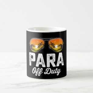 Para Buiten Dienst Paraprofessional Laatste School Koffiemok
