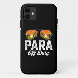 Para buiten dienst Paraprofs laatste schooldag iPhone 11 Hoesje